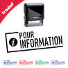 Tampon encreur POUR INFORMATION
