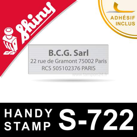 Empreinte pour Shiny Handy Stamp S-722