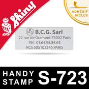 Empreinte pour Shiny Handy Stamp S-723