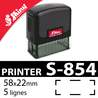 Tampon personnalisable Shiny Printer S-854