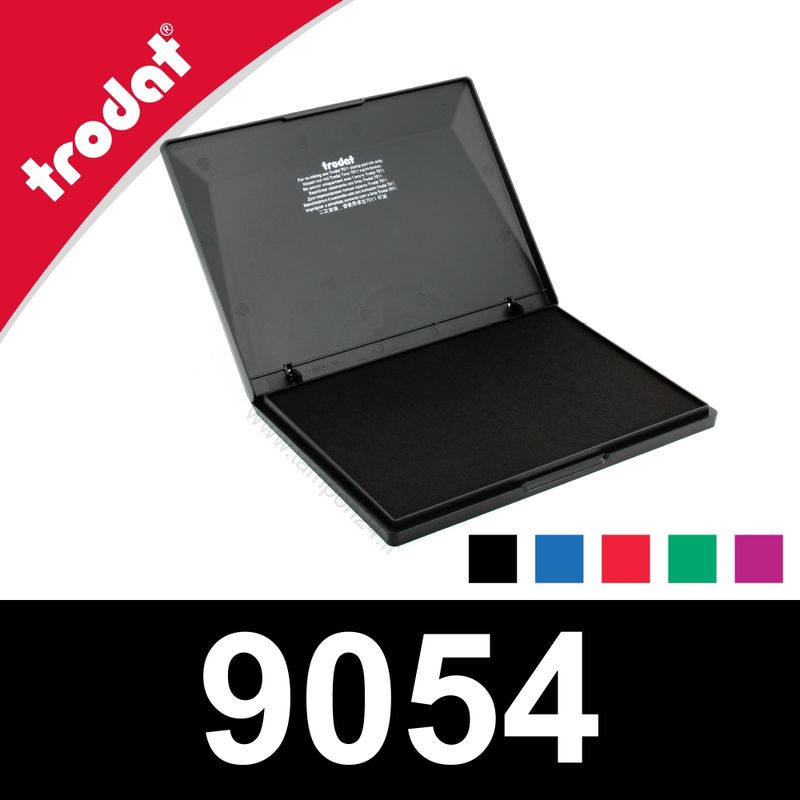 Tampon Encreur Rouge Trodat 9052 – 110 X 70 Mm, Rechargeable Et Indélébile | Idéal Bureau