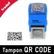 Aperçu d'impression du tampon spécial code QR