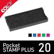 Réserve d'encre pour tampon de poche Colop Pocket Stamp Plus 20