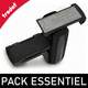 Pack Essentiel - Tampon bureau + poche - 4 lignes
