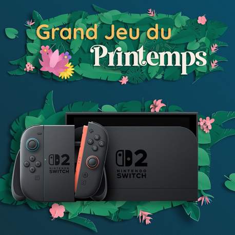 Je participe au grand jeu du Printemps 2026 pour tenter de gagner une Nintendo Switch 2 ! (Voir règlement)