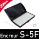 Encreur séparé 155x79mm en feutre pour encres spéciales - Réf: Shiny S-5F