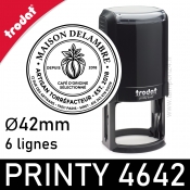 Tampon rond entreprise 4642